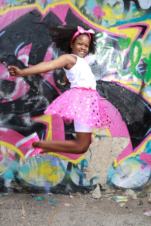 Pretty In Pink Polka Dot Tutu