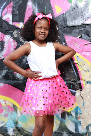 Pretty In Pink Polka Dot Tutu