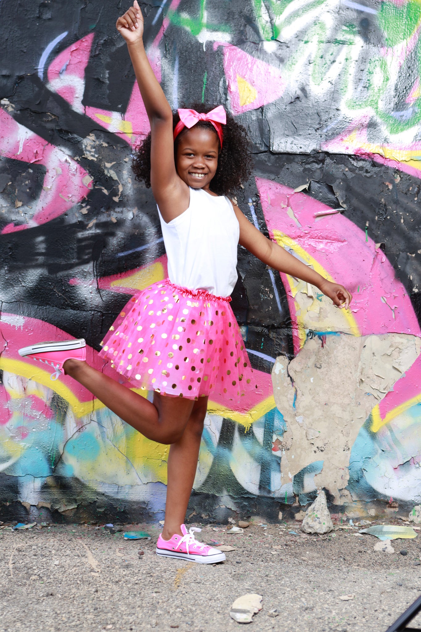 Pretty In Pink Polka Dot Tutu